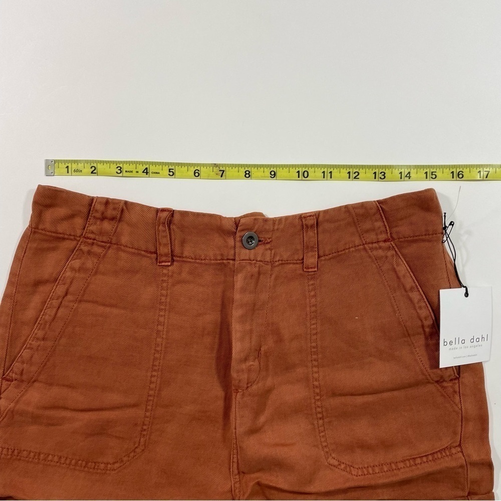 New Bella Dahl Utility Shorts Size 29 Warm Henna - Picture 5 of 7